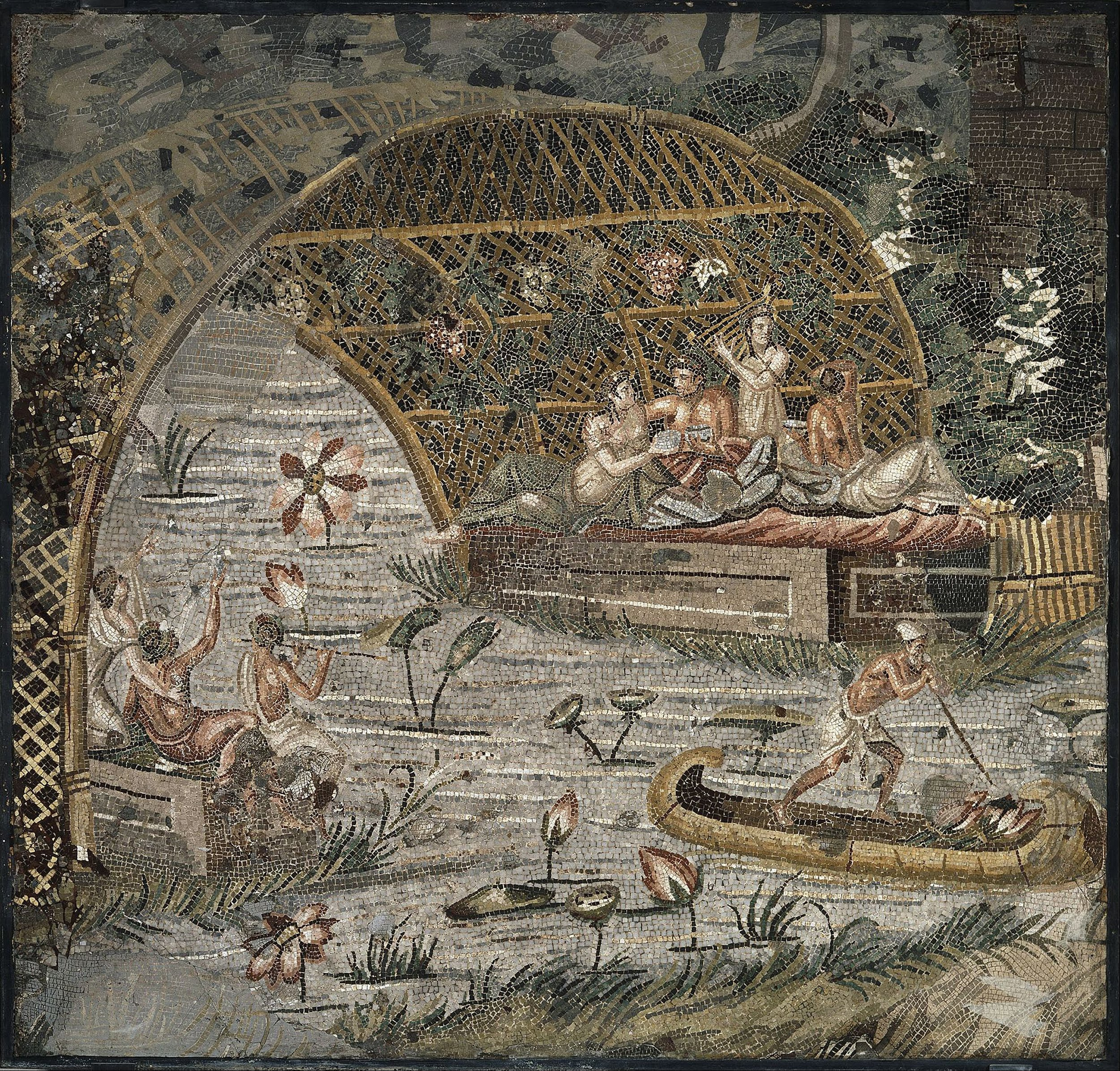 Scene from the Nile Mosaic of Palestrina